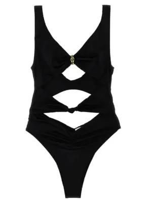 Knot one-piece swimsuit ELISABETTA FRANCHI Black