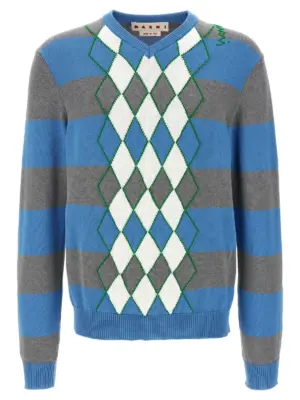'Argyle' sweater MARNI Multicolor