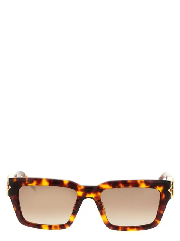 'The tortoiseshell square metope' sunglasses CASABLANCA Brown