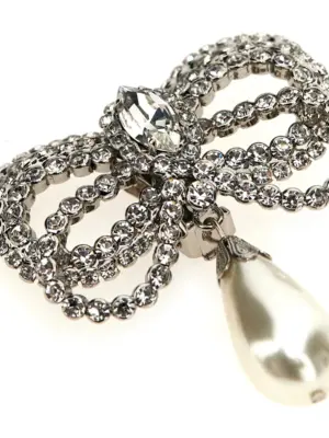 Bow earrings Woman ALESSANDRA RICH Silver