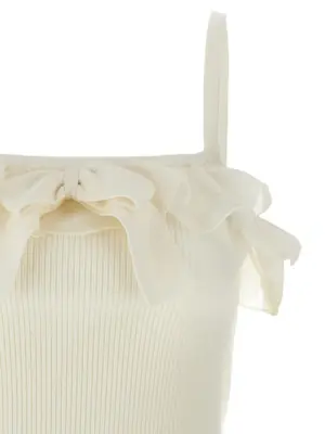 Ruffle top Woman ALESSANDRA RICH White