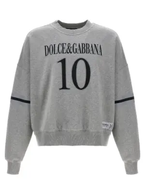 '10' sweatshirt DOLCE & GABBANA Gray