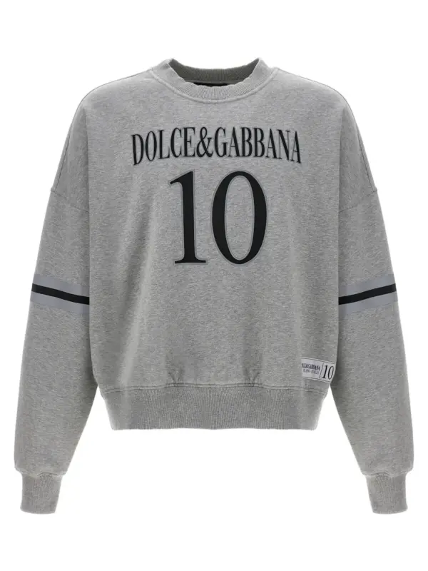 '10' sweatshirt DOLCE & GABBANA Gray