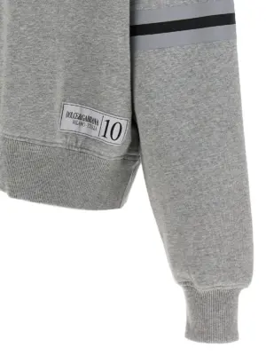 '10' sweatshirt 100% cotton DOLCE & GABBANA Gray