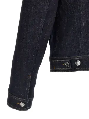 Logo denim jacket 98% cotton