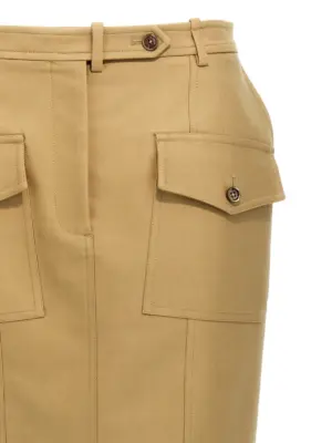 Pencil skirt Woman TOM FORD Green