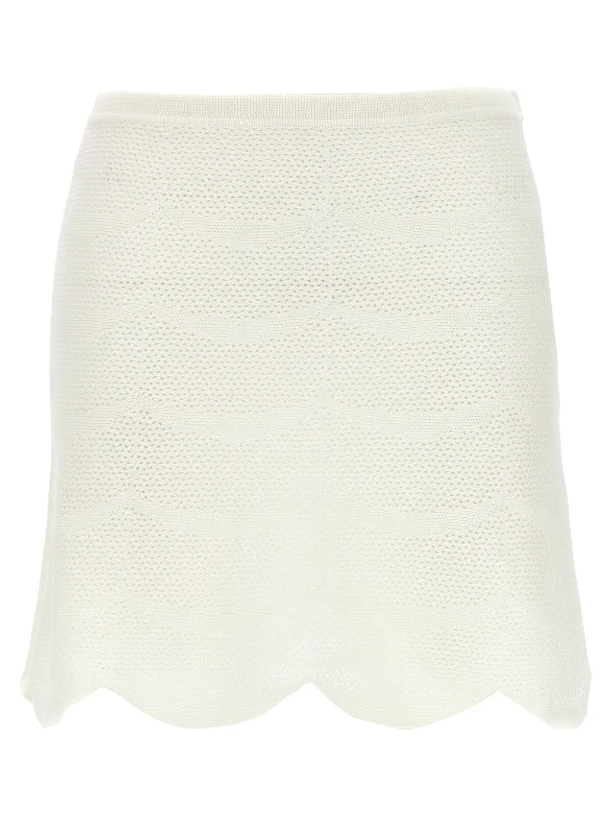 Мініспідниця Tom Ford Crochet Біла 1 Crochet mini skirt TOM FORD White