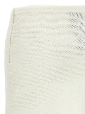 Crochet mini skirt 57% cotton