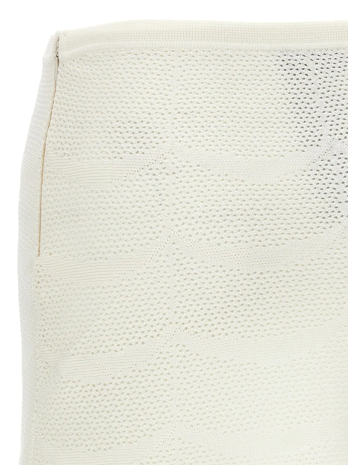 Мініспідниця Tom Ford Crochet Біла 4 Crochet mini skirt 57% cotton