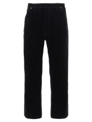 Velvet pants PRADA Black