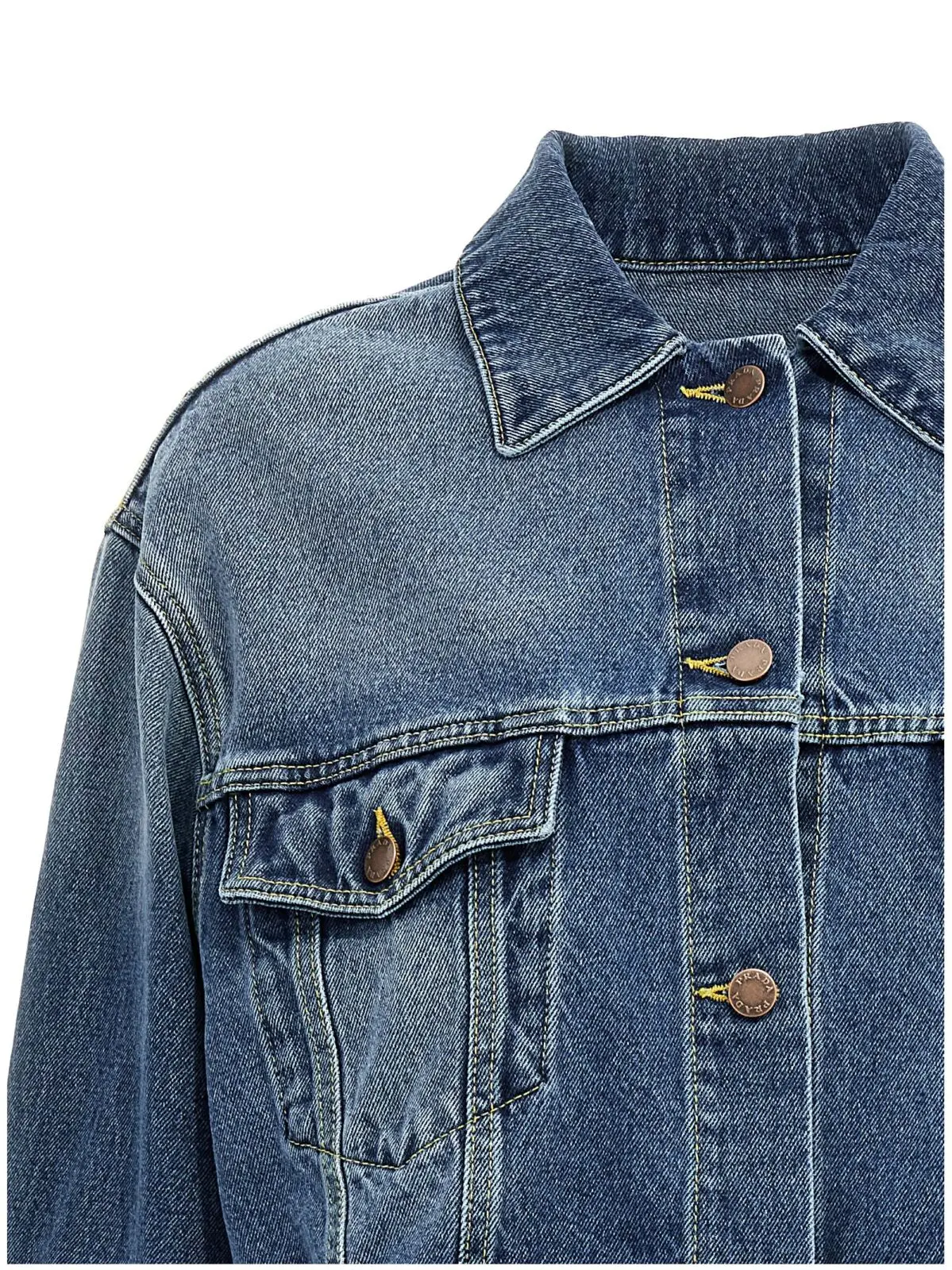 Джинсова куртка Prada Синя 3 Denim jacket Woman PRADA Blue