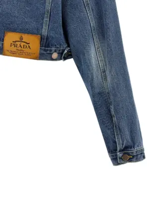 Denim jacket 100% cotton PRADA Blue