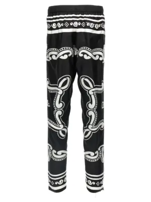 Silk pants GVCRATHI1WFHN9RA DOLCE & GABBANA White/Black