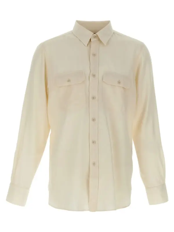 Twill shirt TOM FORD White