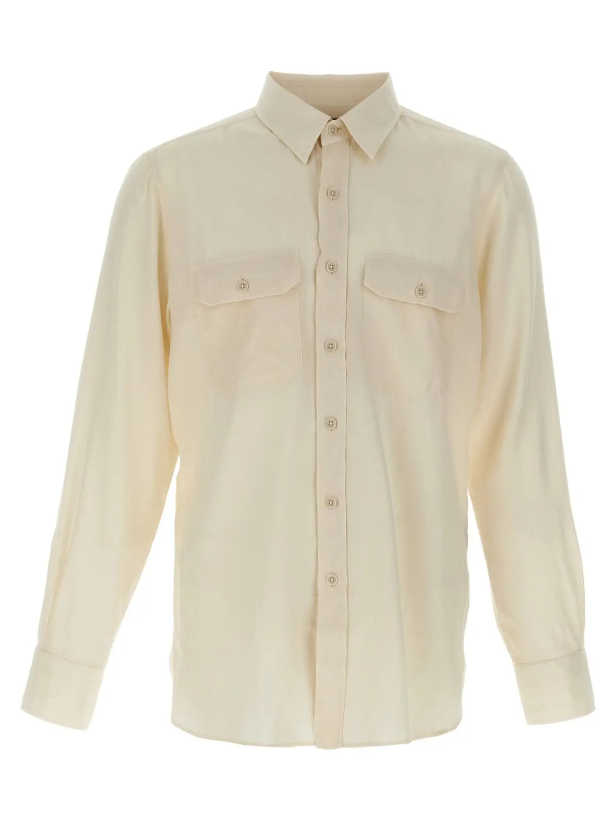 Сорочка Tom Ford Twill Біла 1 Twill shirt TOM FORD White