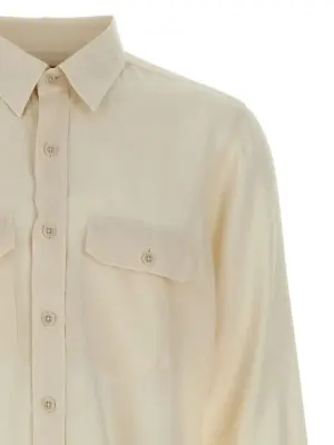 Twill shirt Man TOM FORD White