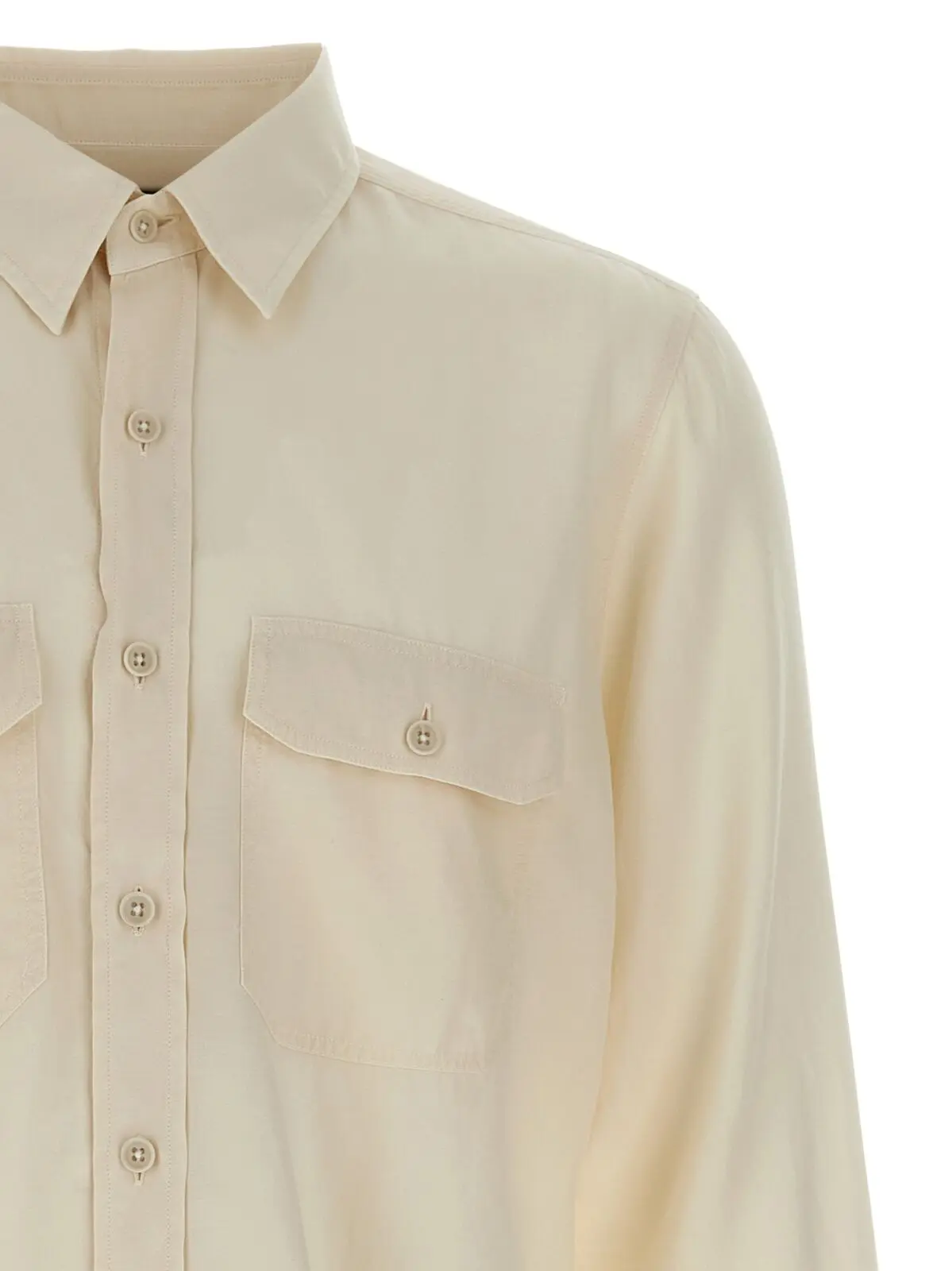 Сорочка Tom Ford Twill Біла 3 Twill shirt Man TOM FORD White