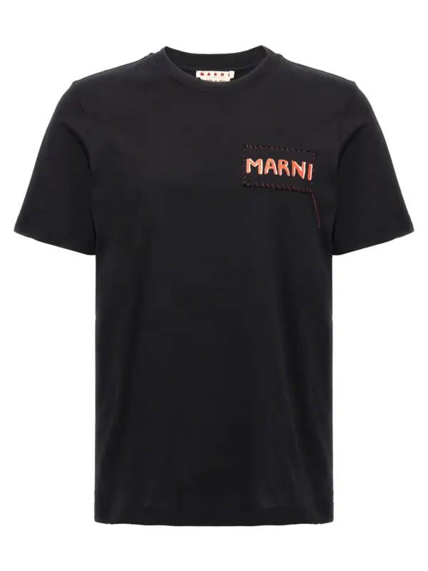 Logo T-shirt MARNI Black
