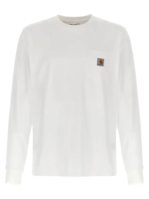 'L/S Pocket' T-shirt CARHARTT WIP White