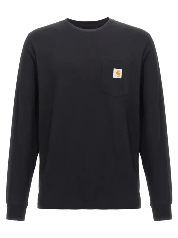 'L/S Pocket' T-shirt CARHARTT WIP Black