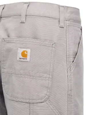 'Single Knee' pants 100% organic cotton CARHARTT WIP Gray