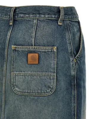 'Marvin' skirt 100% cotton CARHARTT WIP Blue
