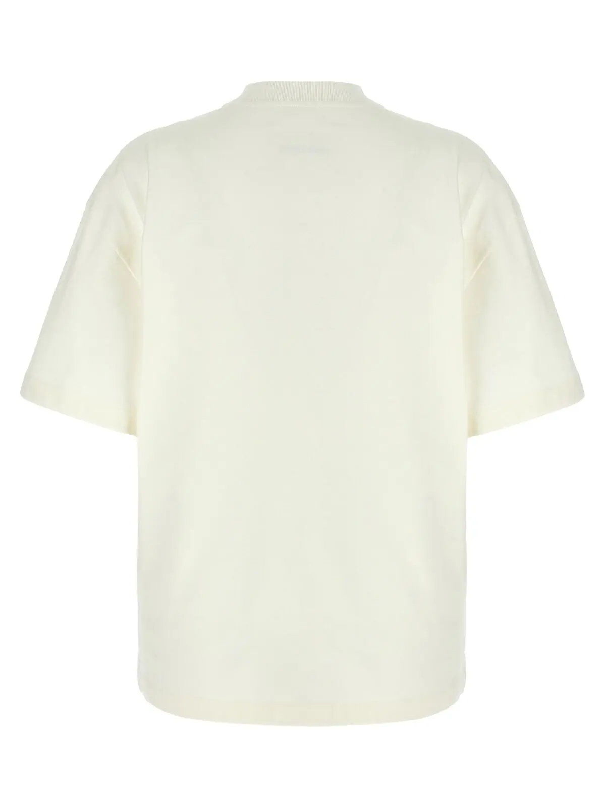 Футболка Jil Sander Logo print Чорно-біла 2 Logo print T-shirt J03GC0137J45148102 JIL SANDER White/Black