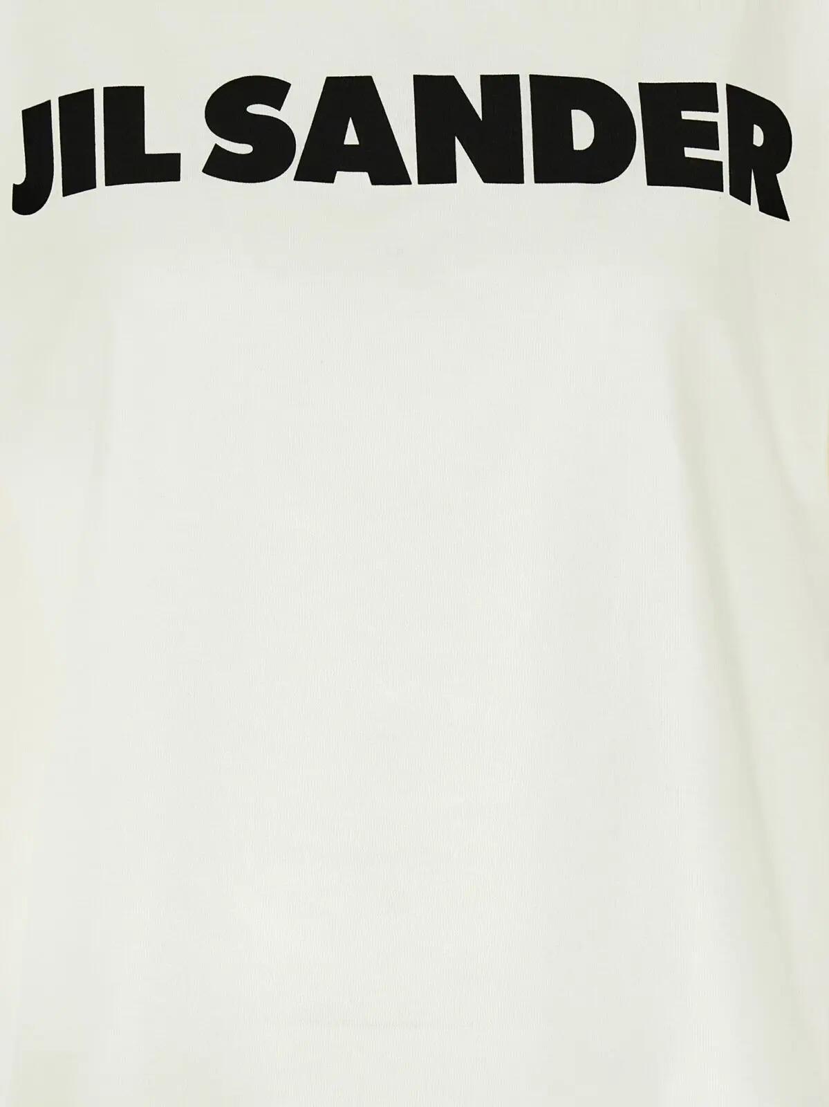 Футболка Jil Sander Logo print Чорно-біла 4 Logo print T-shirt 100% cotton JIL SANDER White/Black