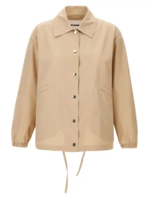 Logo jacket JIL SANDER Beige