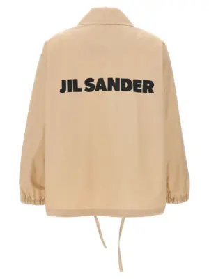 Logo jacket J04AM0001J45026236 JIL SANDER Beige