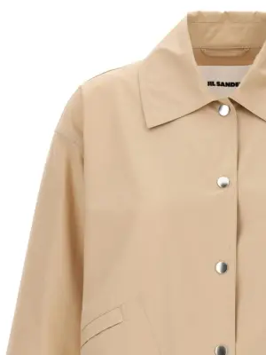 Logo jacket Woman JIL SANDER Beige