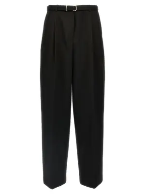 Wool pants JIL SANDER Black