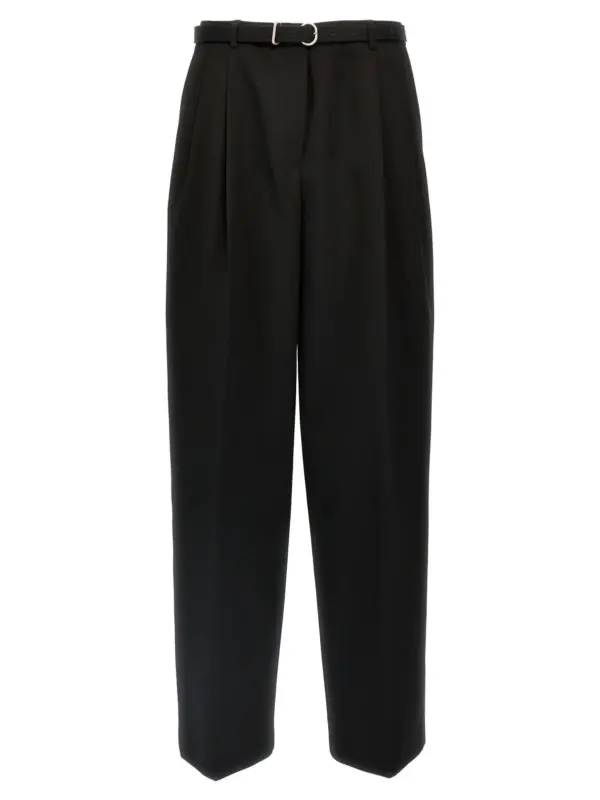 Wool pants JIL SANDER Black