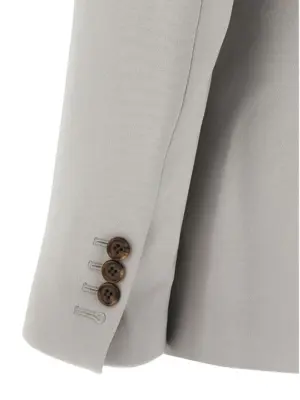 Blazer 'Staple' 70% triacetate 30% polyester THEORY Gray