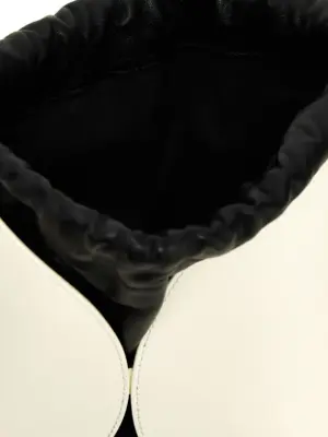 Logo shoulder bag 100% cow leather (Bos Taurus) JIL SANDER Beige