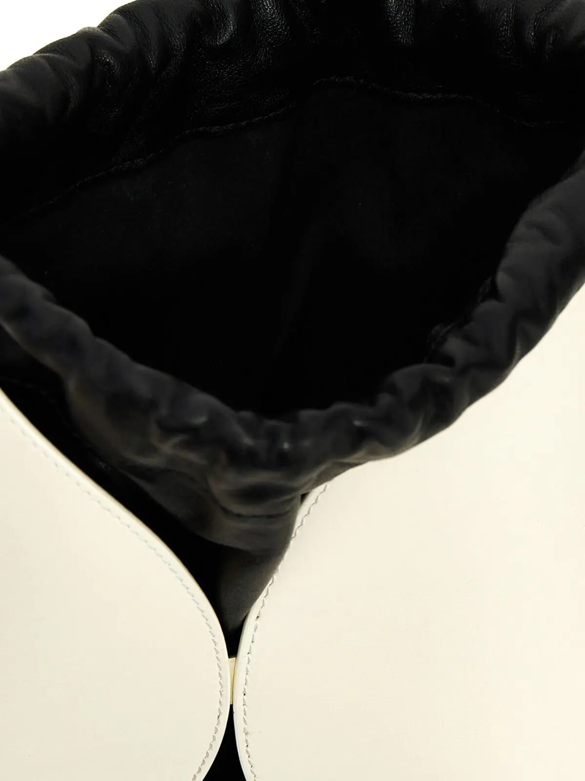 Сумка на плече Jil Sander Logo Бежева 4 Logo shoulder bag 100% cow leather (Bos Taurus) JIL SANDER Beige