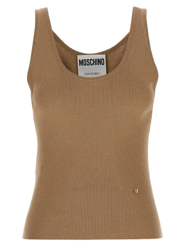 Knit top MOSCHINO Beige