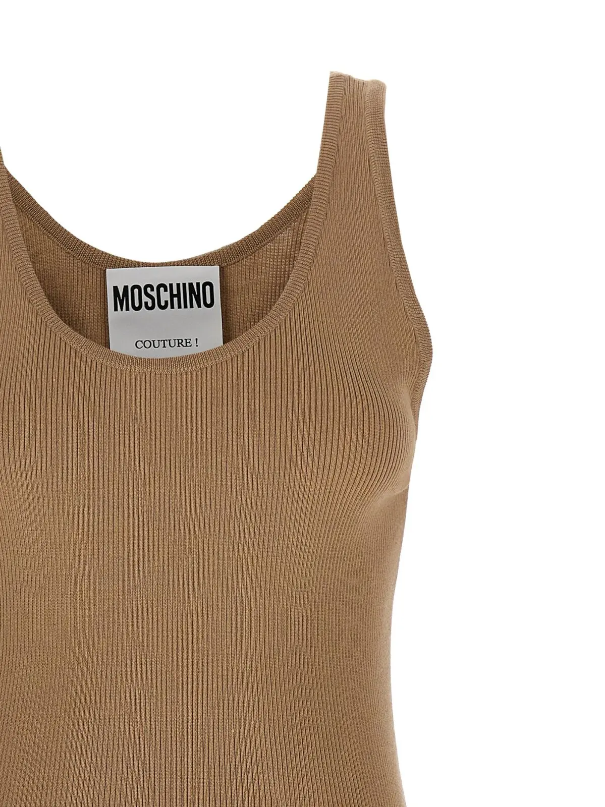 Топ Moschino Knit Бежевий 3 Knit top Woman MOSCHINO Beige