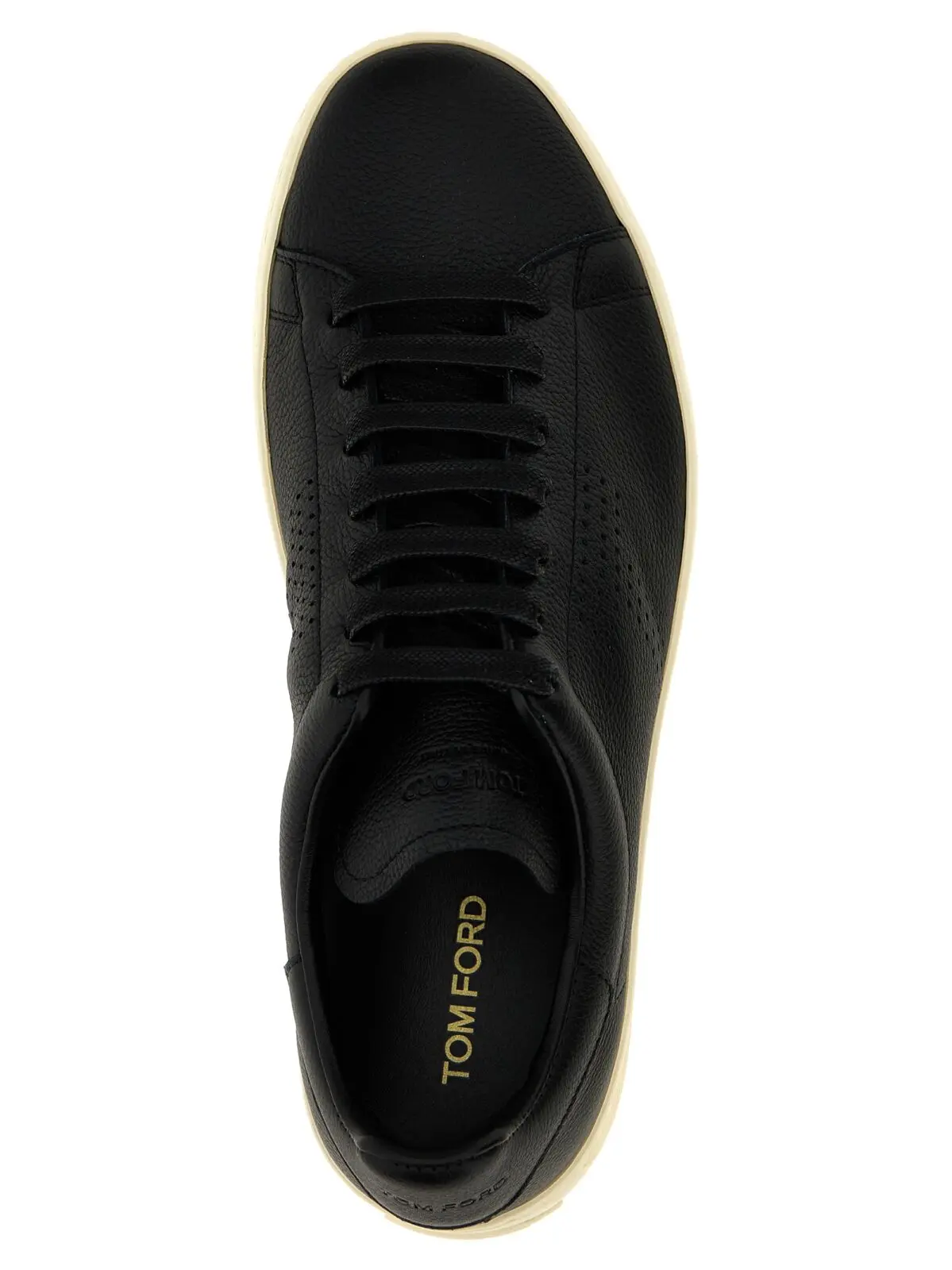 Кросівки Tom Ford Warwick Чорні 4 'Warwick' sneakers 98% calf leather (bos taurus) 2% cotton TOM FORD Black