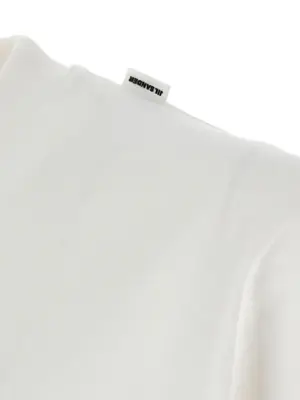 Basic t-shirt 100% cotton JIL SANDER White
