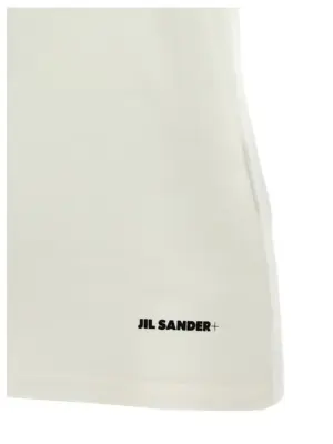 Logo T-shirt 100% cotton JIL SANDER White