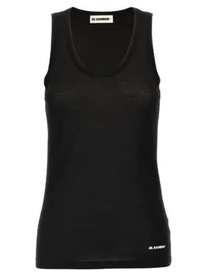 Logo top JIL SANDER Black