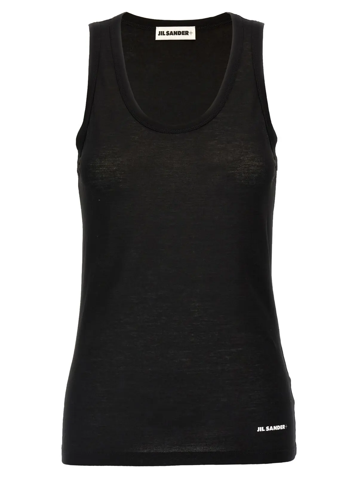 Топ Jil Sander Logo Чорний 1 Logo top JIL SANDER Black