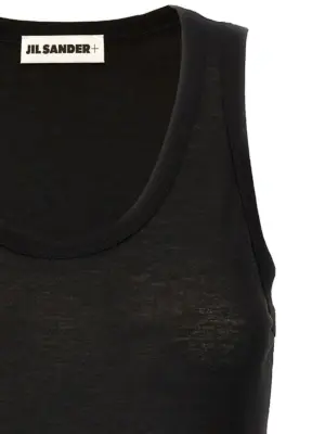Logo top Woman JIL SANDER Black