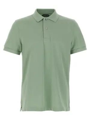 Piqué polo shirt TOM FORD Green