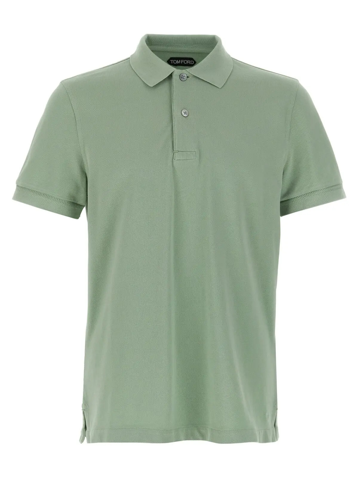 Поло Tom Ford Piqué Зелений 1 Piqué polo shirt TOM FORD Green