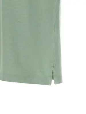 Piqué polo shirt 100% cotton TOM FORD Green
