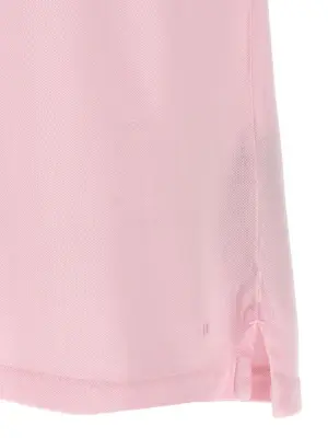 Piqué polo shirt 67% lyocell 33% cotton TOM FORD Pink