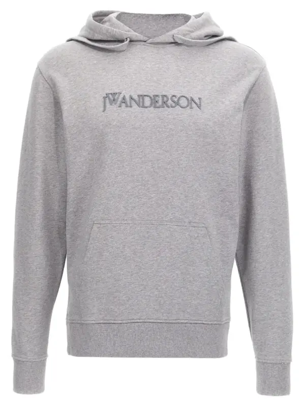 'Logo embroidery' sweatshirt J.W.ANDERSON Gray