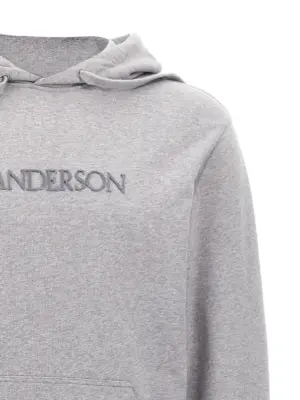 'Logo embroidery' sweatshirt Woman J.W.ANDERSON Gray